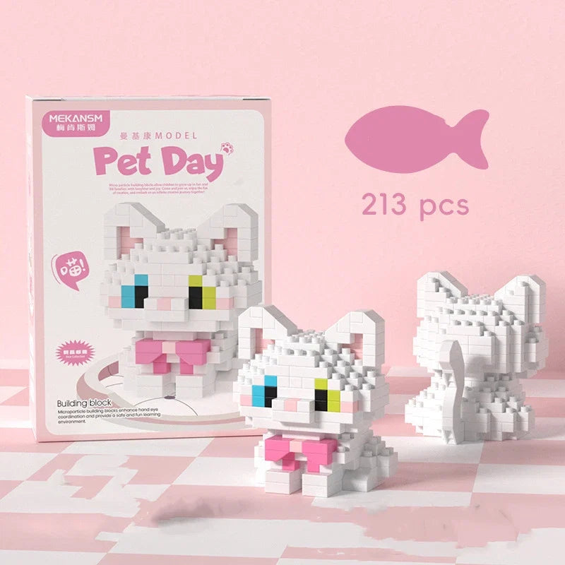 18 in 1 Pet Animal Building Blocks Set | Kids Educational Toy