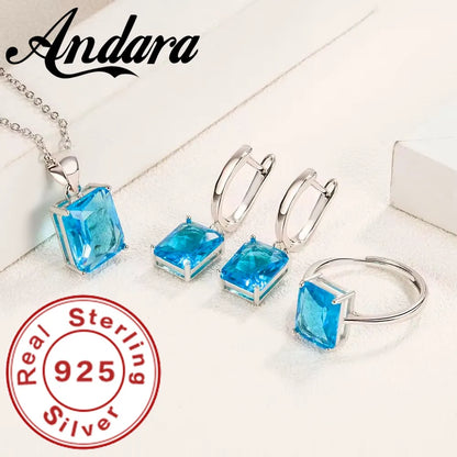 Andara 925 Sterling Silver Heart Jewelry Set | Romantic Birthday Valentine's Day Gift