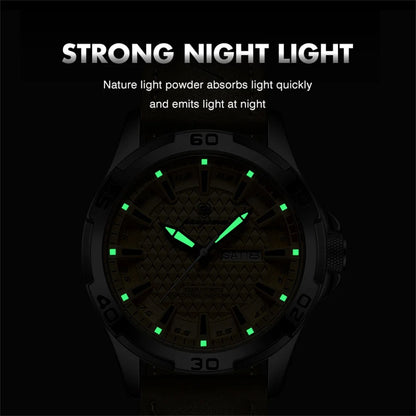 PAAZOMU Original Man Wristwatch Top Luxury Waterproof Luminous Date Week Watch For Men Quartz Sport Leather Men's Watches Reloj
