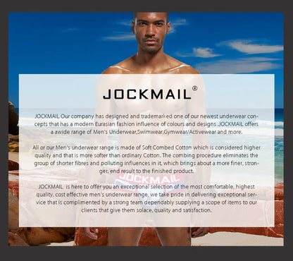 Men's JOCKMAIL JM364 - Old School Brief Orange