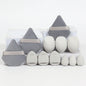 12pcs Makeup Sponge Set | Velvet Triangle Powder Puff for Foundation