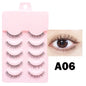 Manga Lashes Soft Natural Eyelashes Thick False Eyelashes