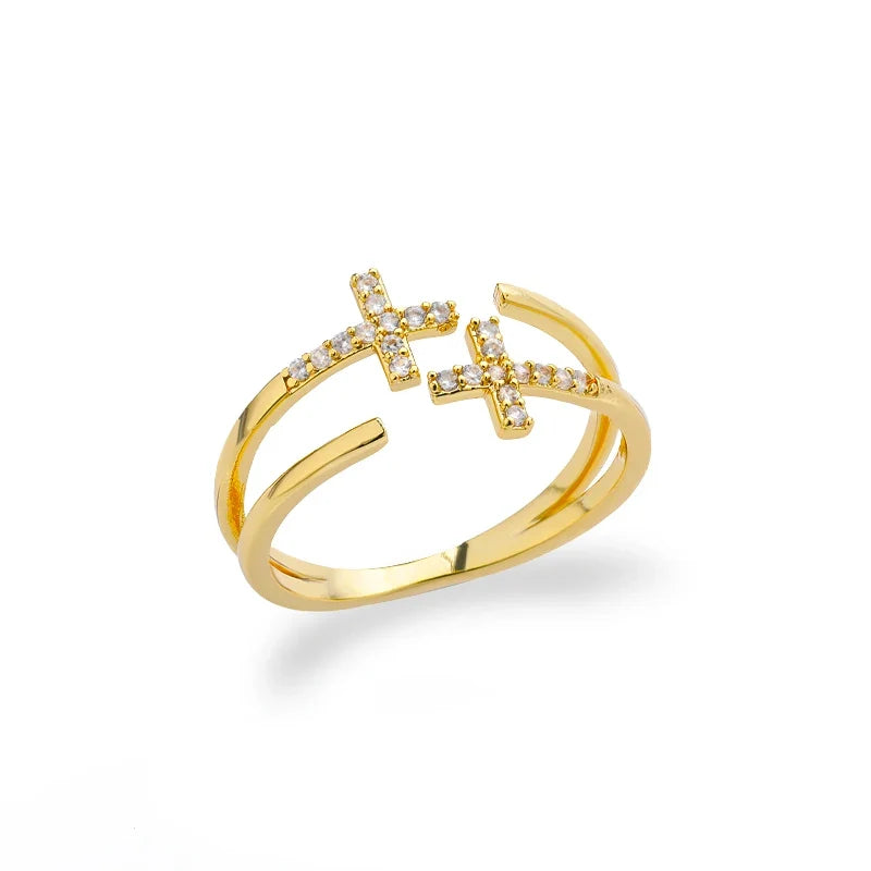 Cute Cat Claw Open Rings For Women Stainless Steel Gold Color Temperament Animal Finger Ring 2025 New Fashion Couple Jewelry
