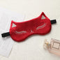 Cat Silk Sleep Eye Mask | Cute Light Blocking Eye Cover for Travel and Nap