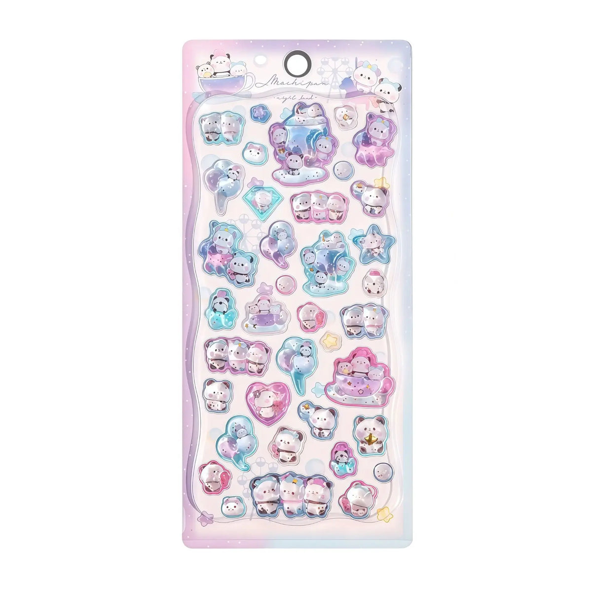 Japanese Anime Food Stamping Seal Fun | 3D Crystal Diamond Sticker Set for Kids