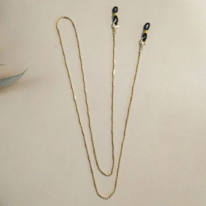JWER Fashion Woman Sunglasses Chain Cylinder Bead Chain Anti-Falling Glasses Eyeglasses Cord Necklace Mask Chain for Women Gifts
