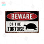 Wildlife Warning Signs Beware Of The Pig Snakes Metal Sign Animals Tin Plate Wild Forest Warning Plaque Retro Wall Stickers Sign