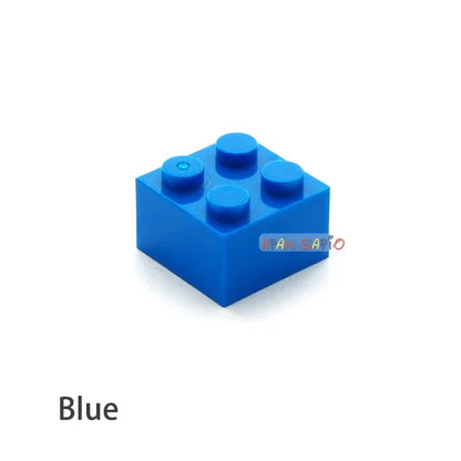 60pcs DIY Building Blocks Thick Figures Bricks 2x2 Dots | Educational Creative Toy for Children