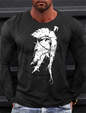 Sparta Vintage Graphic Men's Long Sleeve T-shirt for Men Clothing Casual Tops Tee Fashion 3D Full Printing Tshirt Streetwear