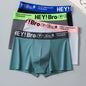 4PCS Mens Underwear Men Fashion Underpants Male High Stretch Boxer Panties Shorts Breathable Soft Shorts Comfortable Plus size