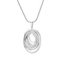 Hollow Geometric Oval Necklaces For Women Stainless Steel Gold Color Oval Pendant Necklace Party Christmas Jewelry Gift Femme