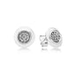 Christmas Gift Hot Selling 925 Silver Blue Stone Flower Stud Earrings Fit Women's Festival Exquisite Charm Jewelry Gifts