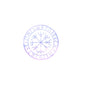 Viking Protection Runes Vegvisir Compass Talisman Red Vinyl Decal | Car and Laptop Decorative Sticker