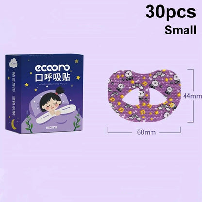 30 PCS Cartoon Anti-Snoring Nose Patch | Sleep Aid Mouth Closure Tape