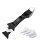 5in1 Silicone Scraper Squeegee Glue Remover Tool Kit | Multifunctional Caulking & Grout Tool Set