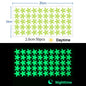 Glow In The Dark 3D Stars Moon Wall Stickers | Creative Luminous Room Decor
