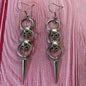 Gothic Skull Dangle Earrings | Punk Egirl Aesthetic Drop Earrings