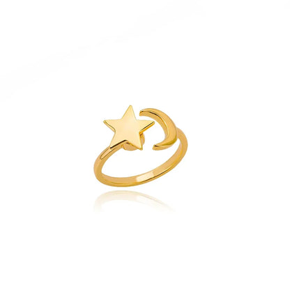 Vintage Ancient Greek Arethusa Goddess Coin Rings For Women Imitation Pearl Zircon Moon Stainless Steel Ring Fashion Jewelry