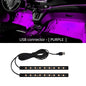 Led Car Ambient Light with USB | Universal Interior Foot Lamp Decoration