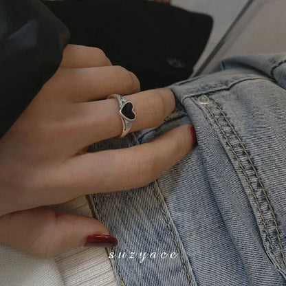 VENTFILLE 925 Sterling Silver Geometric Multilayer Round Bead Ring | Fashion Punk Temperament Jewelry