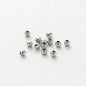 30-100Pcs 14K/18K Gold Color Plated Brass 2/2.5/3/4/5/6mm Spacer Beads for Jewelry Making Beads Accessories Findings Wholesale