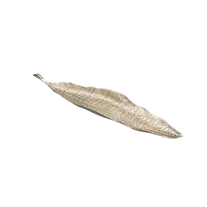 Leaf Incense Burner | Metal Ash Catcher for Meditation and Yoga