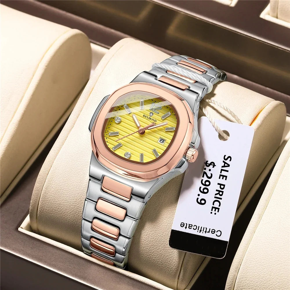 31mm New Digital Fashion Quartz Wristwatches Ladies Watches For Woman Luxury Small Gold Diamond Watch Women Clock Reloj Muje