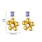 Elegant Imitation Pearl Earrings for Women Stainless Steel Heart Butterfly Shell Drop Earrings Luxury Aesthetic Jewelry Gift