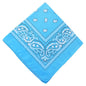 Hip Hop Women Bandana Scarf Girls Kids Punk Square Bandanas Headwear Fashion Bohemian Head Scarf Headbands Hair Accessories 2024