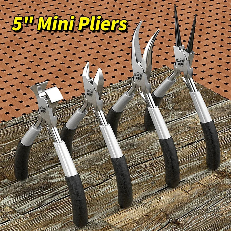 Mini Pliers Set for Jewelry Making and DIY | Multifunctional Carbon Steel Pliers