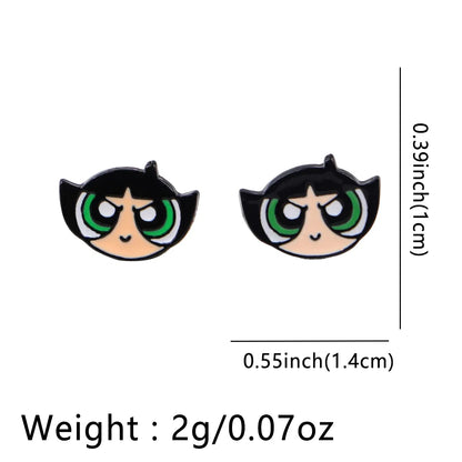 Cute Animal Stud Earrings for Women | Stainless Steel Pierced Jewelry
