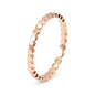 2mm Thin Stainless Steel Round Eternity Ring Wedding Band for Women Girl Size 5-10