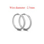 10pcs Stainless Steel Hoop Earrings Set | Fashion Huggie Earrings for Women and Men