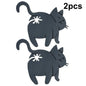Hot Sale 2pcs 3D Cat Butt Bread Bag Clip Snack Bag Sealing Clip Novelty Kitchen Gadget Food Storage Bag Clip For Cat Lovers
