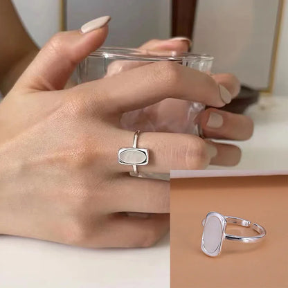 VENTFILLE 925 Sterling Silver Geometric Multilayer Round Bead Ring | Fashion Punk Temperament Jewelry