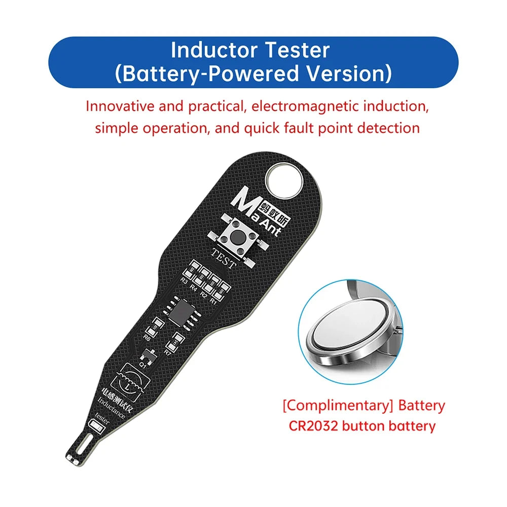 M093 Inductance Tester Motherboard Coil Tester | Inductor Detector Repair Tool with Electromagnetic Induction