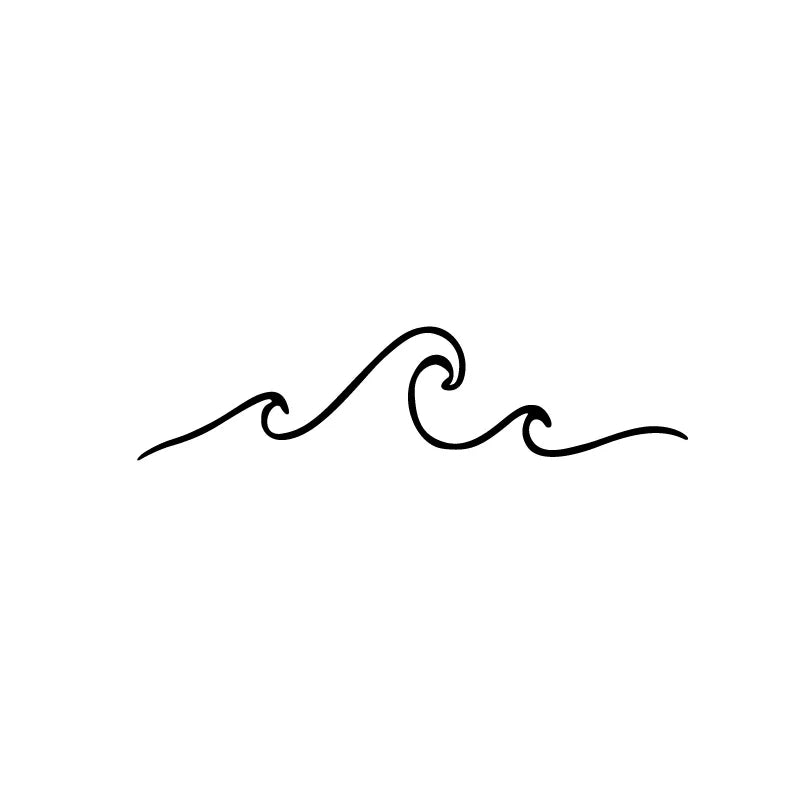 Sunset Over Ocean Scene RV Camper Decal | Beach Sunset Vinyl Sticker for Car Window Laptop Decor