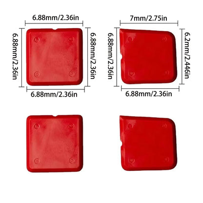 5in1 Silicone Scraper Squeegee Glue Remover Tool Kit | Multifunctional Caulking & Grout Tool Set