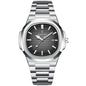 PAAZOMU Business Casual Quartz Wristwatch Men Waterproof Luminous Hands Classic Durable Strap Fashion Watch for Work Daily Life