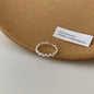 VENTFILLE 925 Sterling Silver Finger Rings New Fashion Creative Cross Hollow Chain Geometric Party Jewelry Gifts