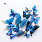 3D Butterfly Wall Stickers | 12/24pcs Magnetic Decor for Refrigerator and Walls