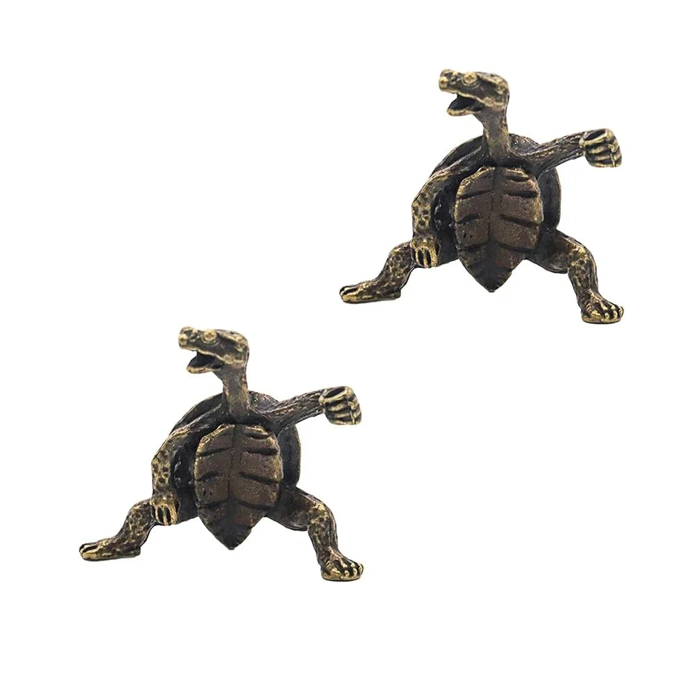 Antique Alloy Kung Fu Turtle Incense Holder | Home Decor Line Incense Burner