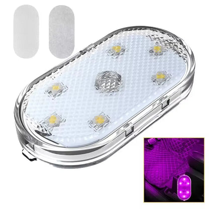 USB Charging LED Touch Light | Mini Wireless Car Interior Lamp for Trunk and Roof