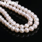 Aravant 925 Silver 8MM Freshwater Pearl Necklace Chain For Women Fashion Jewelry