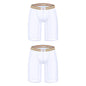 1/2/3PCS Men's Ice Silk Boxers Transparent Boxers 0.01 Ultra-thin Fabric See Through Underpants Seamless Underwear Boxer Shorts