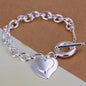 8 Inch 18K Gold Bracelet 5MM Sideways Chain Bracelet For Woman Men Fashion Wedding Engagement 925 Sterling Silver Jewelry Gifts