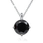 NeeTim 1CT 2CT Real Moissanite Pendant Necklace For Women Top Quality 925 Sterling Silver Wedding Party Bridal Luxury Jewelry