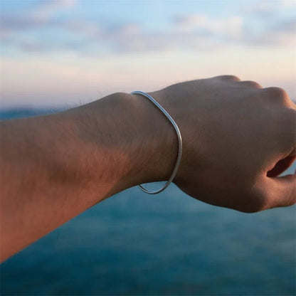 Hot Sale Stainless Steel Snake Chain Bracelet Fashion Jewelry For Men Women Stainless Steel Link Bracelet