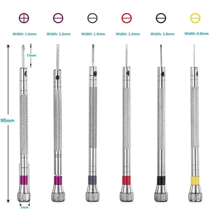 Mini Screwdriver Set for Watch Repair | 5-Piece Precision Tool Kit