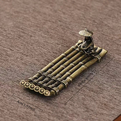 Creative Incense Holder Boat | Old Men Fishing Japanese Style Incense Stick Burner